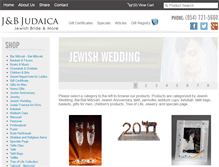 Tablet Screenshot of jewishbride.com